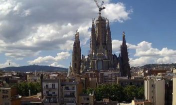 Obraz podglądu z kamery internetowej Barcelona – Sagrada Familia